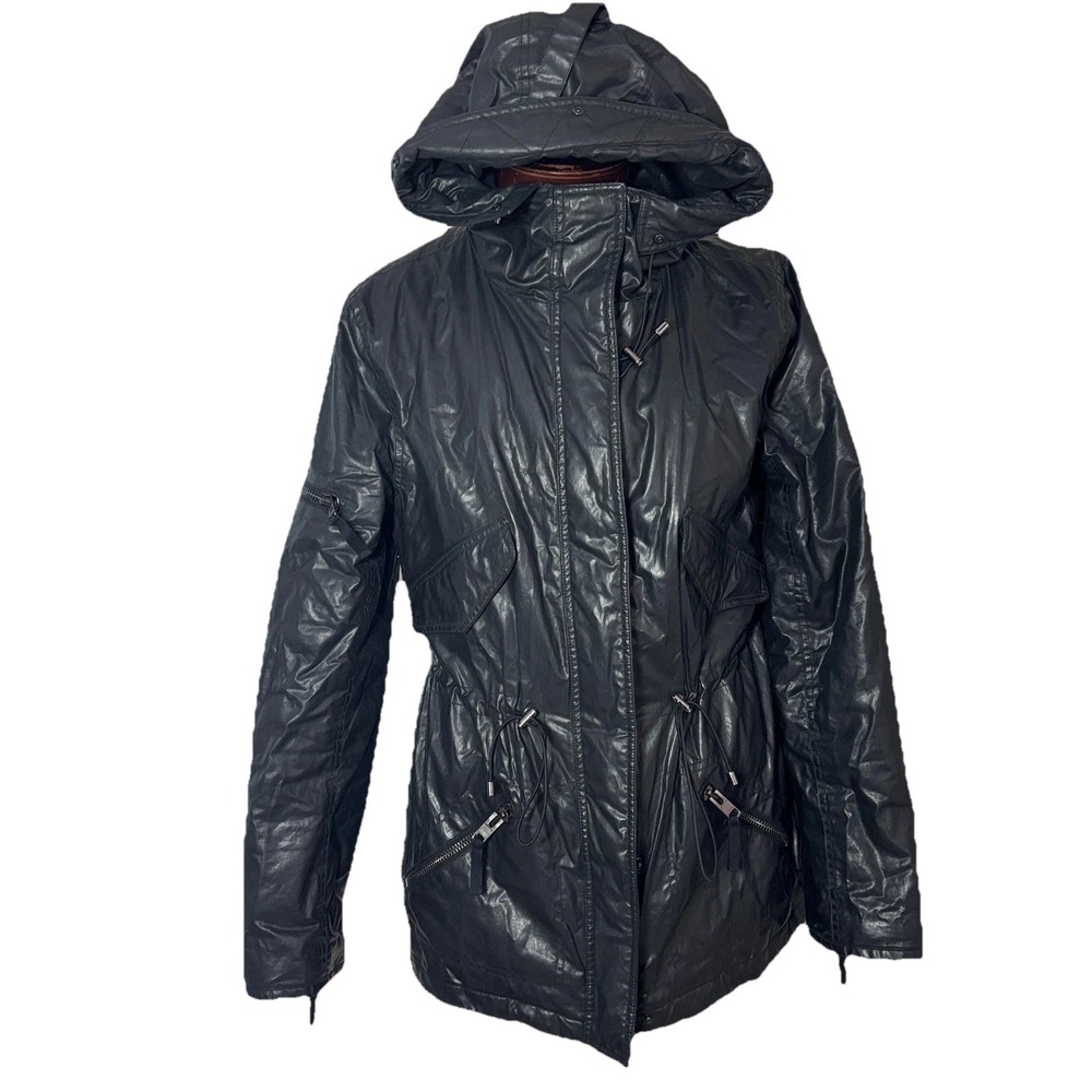 SAM NEW YORK Waxed‎ Jacket Hooded XL READ